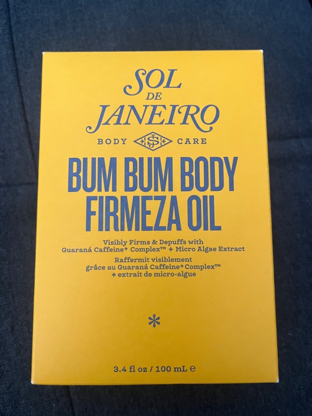 Sol de Janeiro Bum Bum Body Firmeza Oil — Bright Yellow